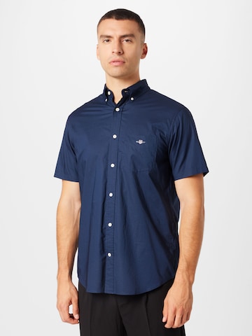GANT - Regular Fit Camisa em azul: frente
