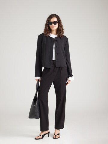 ABOUT YOU Loose fit Pleat-Front Pants 'Senta' in Black