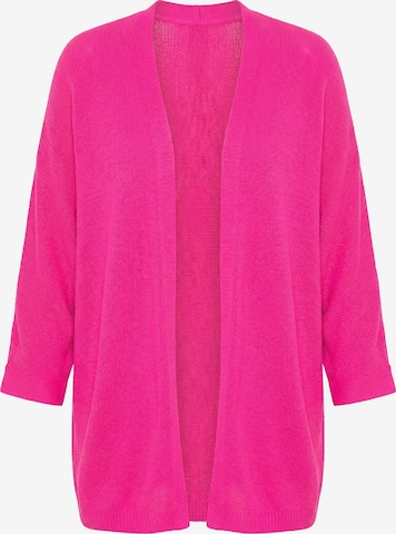 MIAMODA Strickjacke in Lila: Vorderseite
