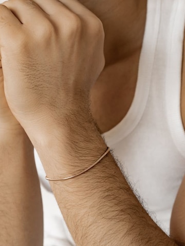 Hey Happiness Armband 'Snake Wave' in Gold