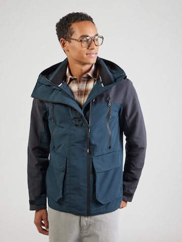 Superdry Tussenjas in Blauw: voorkant