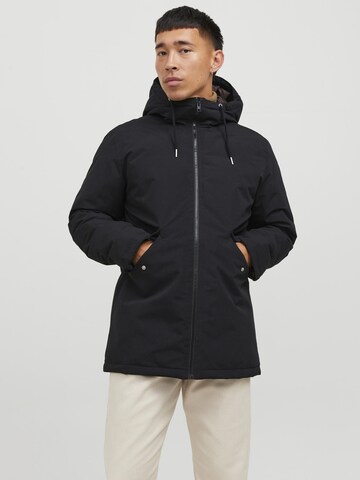 JACK & JONES - Chaqueta de entretiempo 'JJLoop' en negro: frente