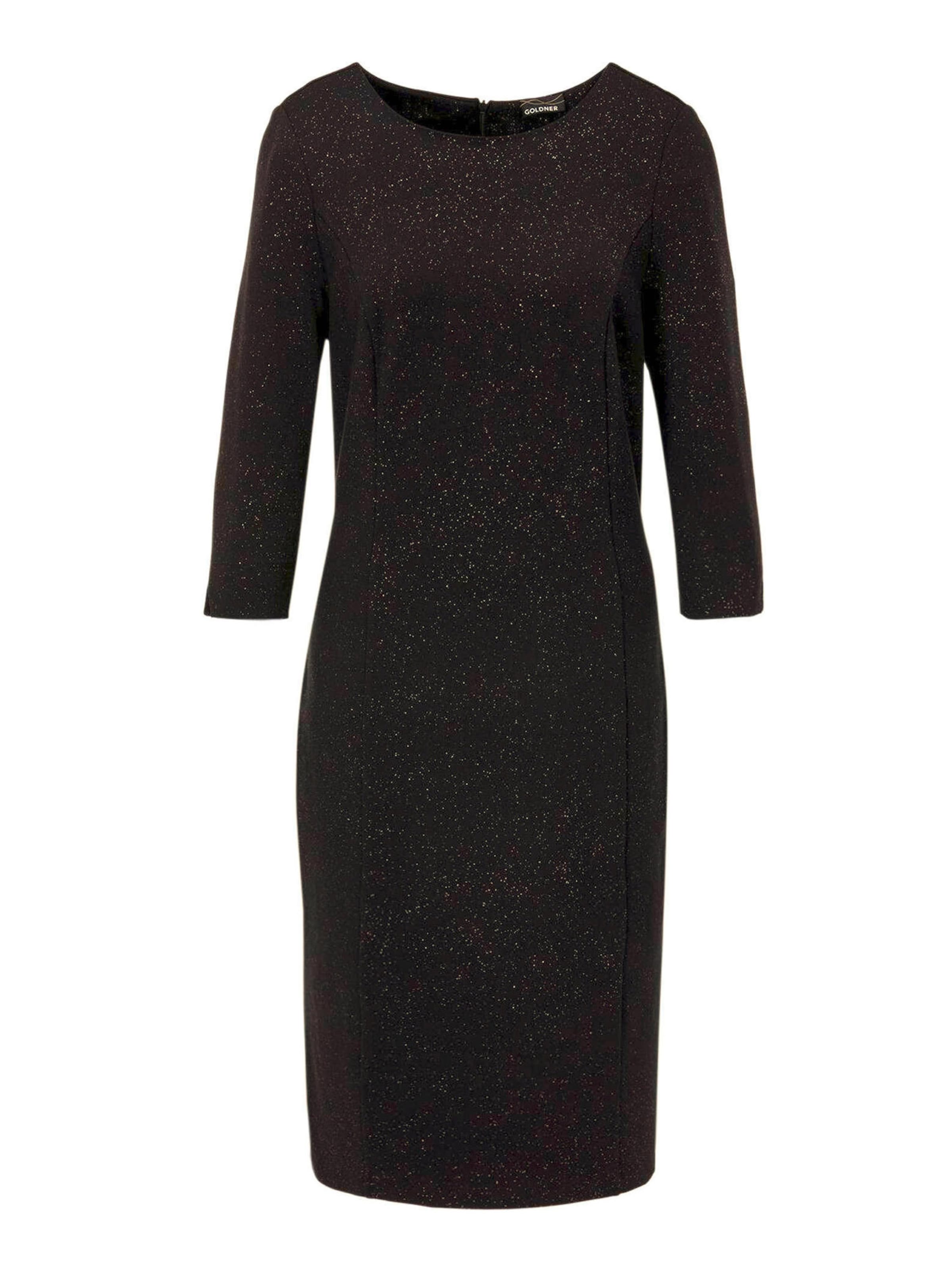 Goldner Avondjurk in Zwart: voorkant