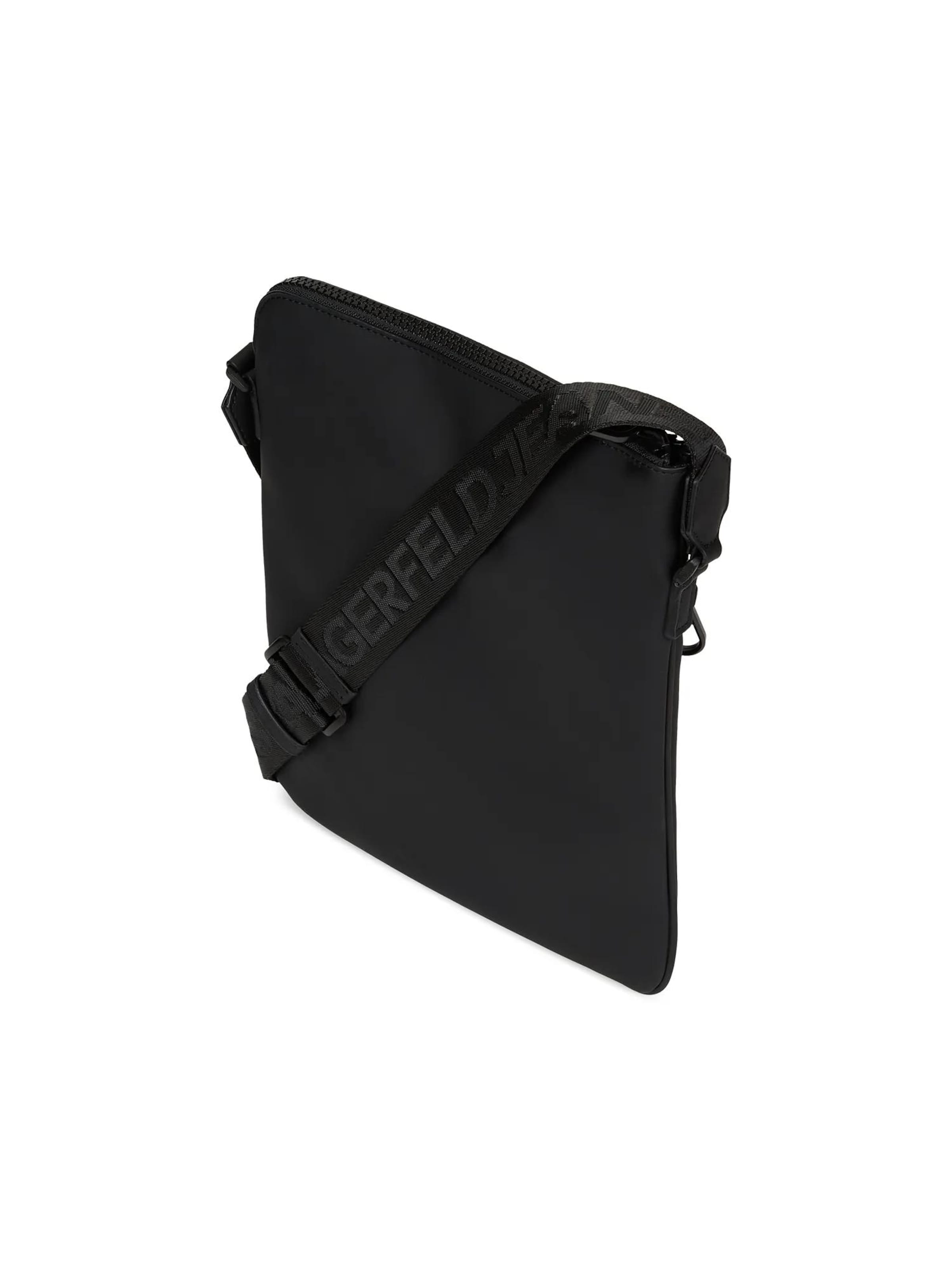 KARL LAGERFELD JEANS - Bolso de hombro 'Karl Quote' en negro