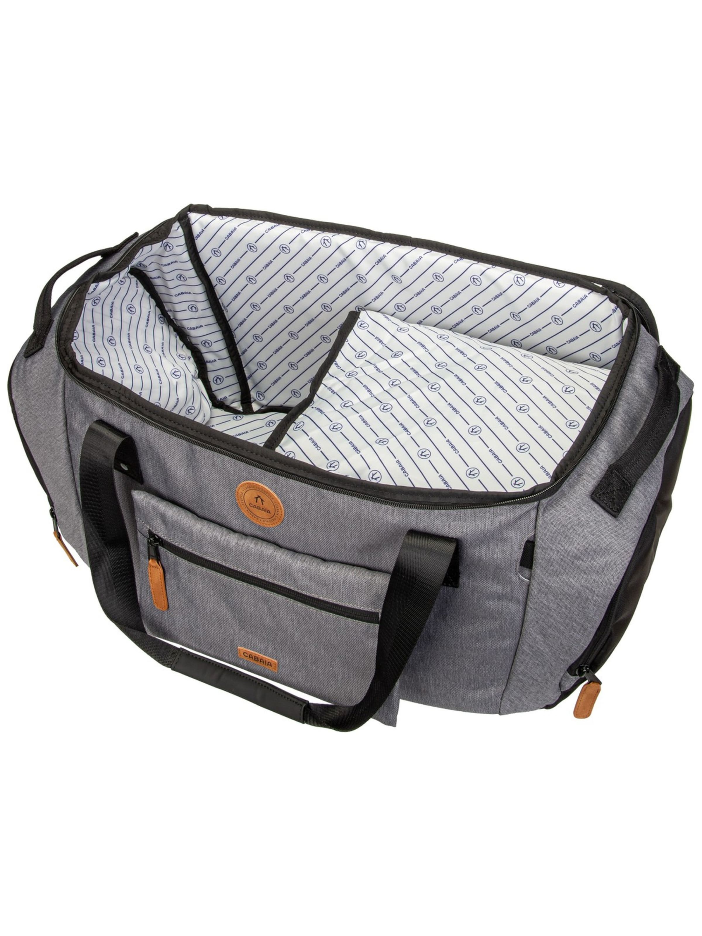 Cabaia Sporttasche ' Duffle Explorer Medium ' in Grau