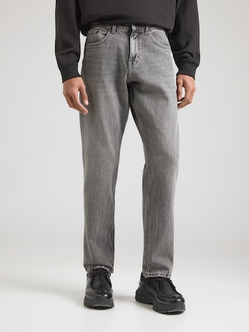 QS - Regular Calças de ganga em cinzento: frente