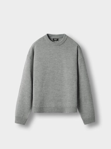 Burocs Sweater 'Knit' in Grey: front