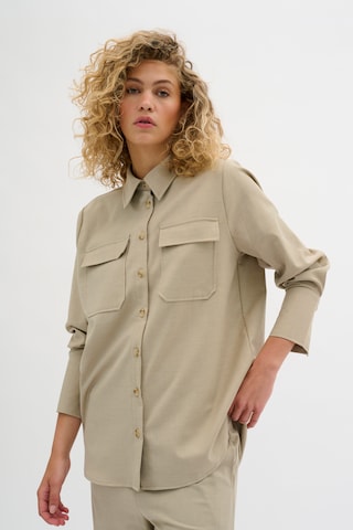 My Essential Wardrobe Blouse 'Jane' in Beige: voorkant