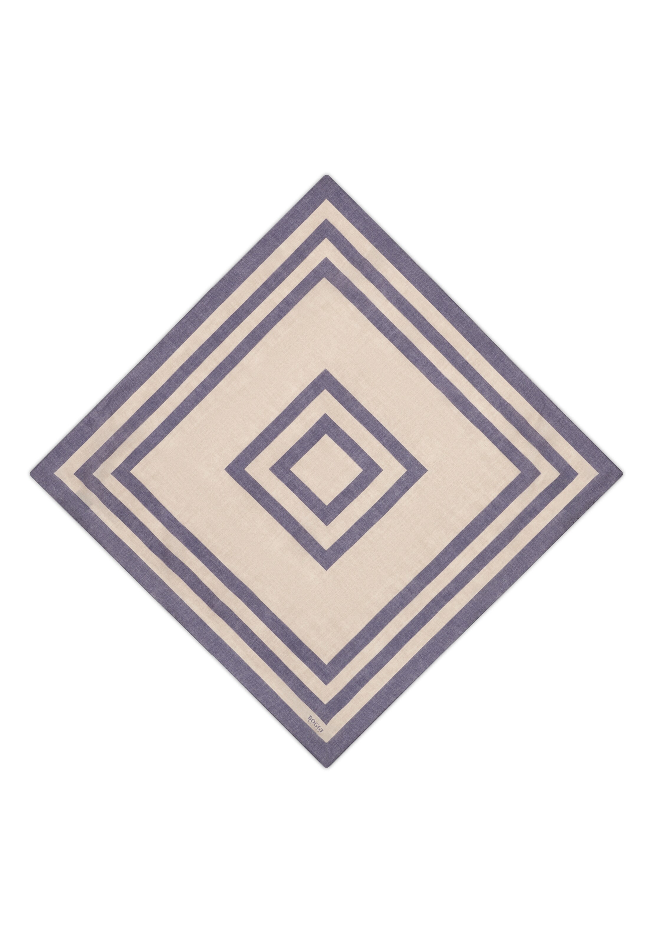 Foulard Boggi Milano en beige : devant