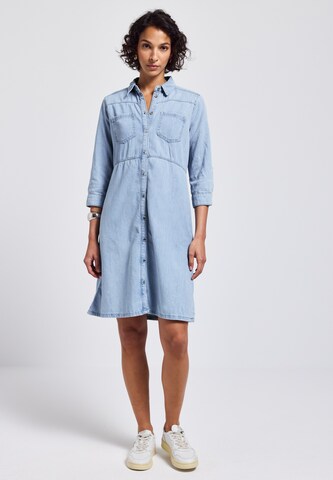 STREET ONE Shirt Dress in Blue: front
