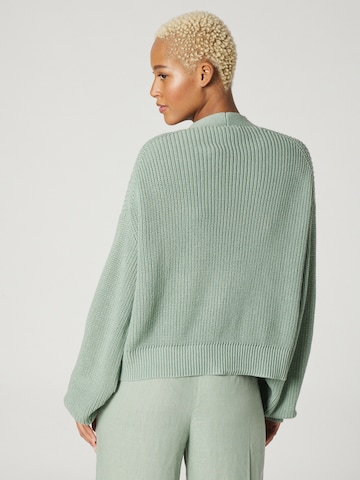 A LOT LESS Knit Cardigan 'Adena' in Green