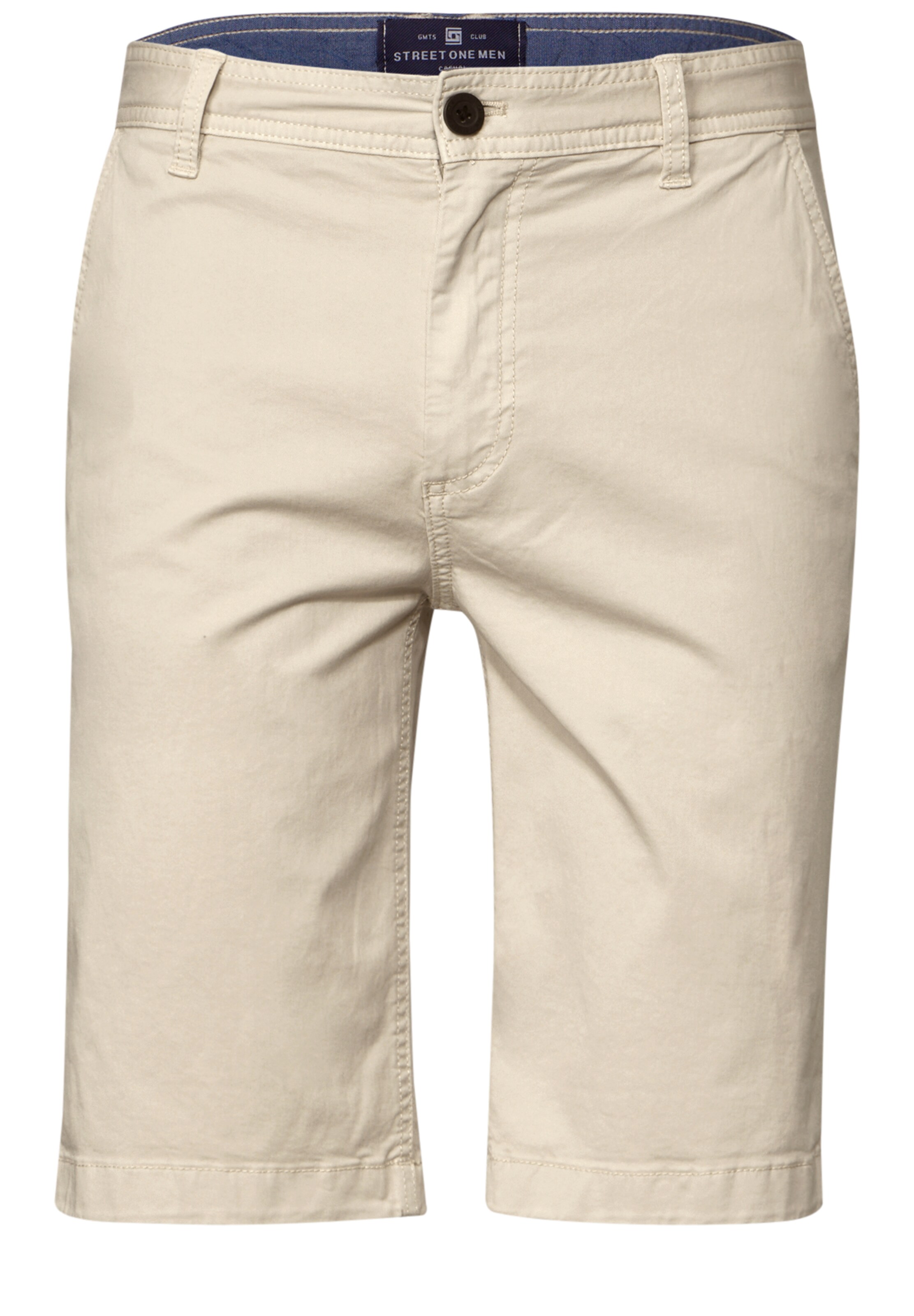 Street One MEN Regular Chino Pants in Beige: front