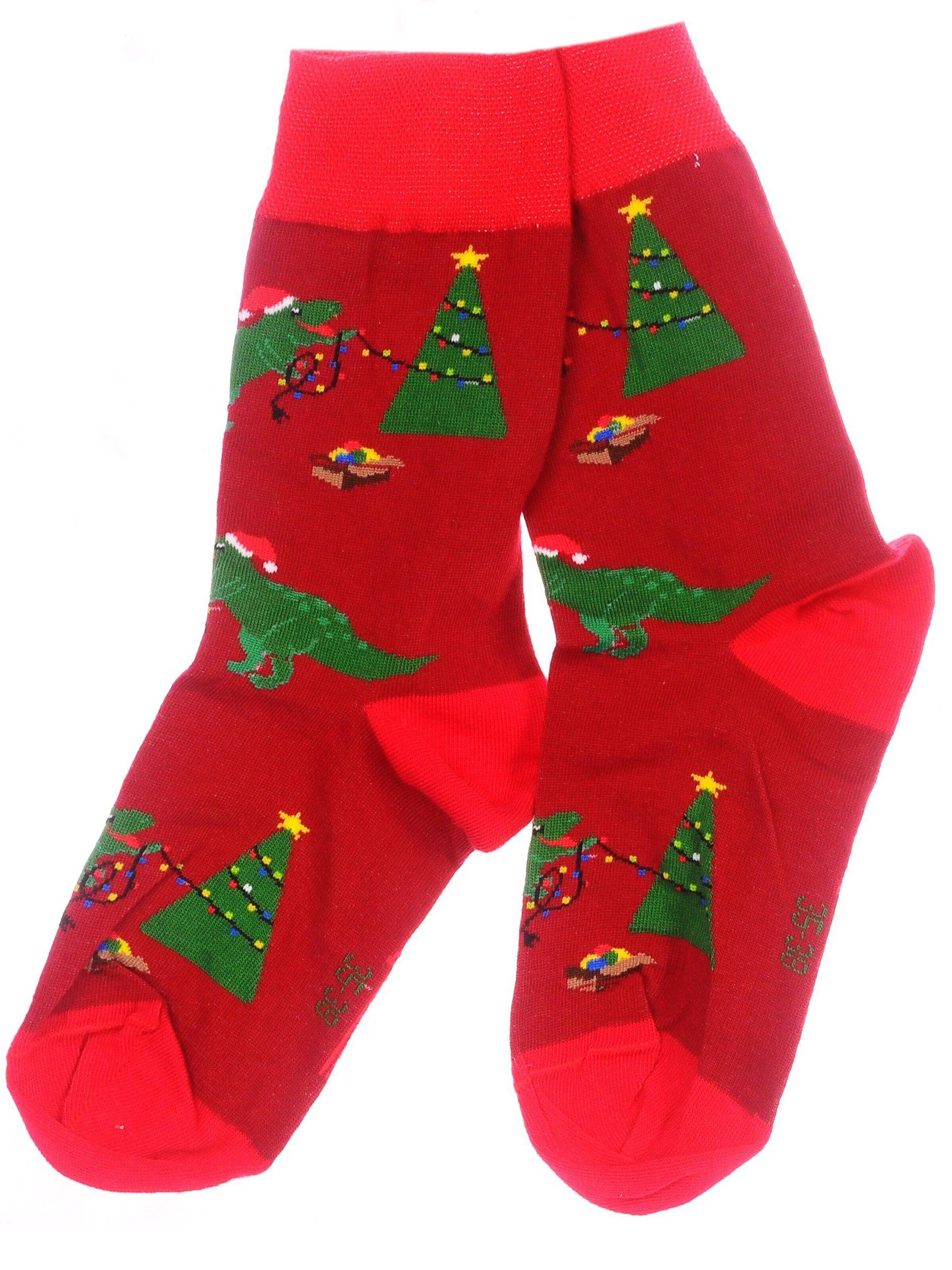La Bortini Socks in Red