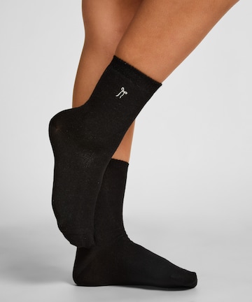 Chaussettes Hunkemöller en noir : devant