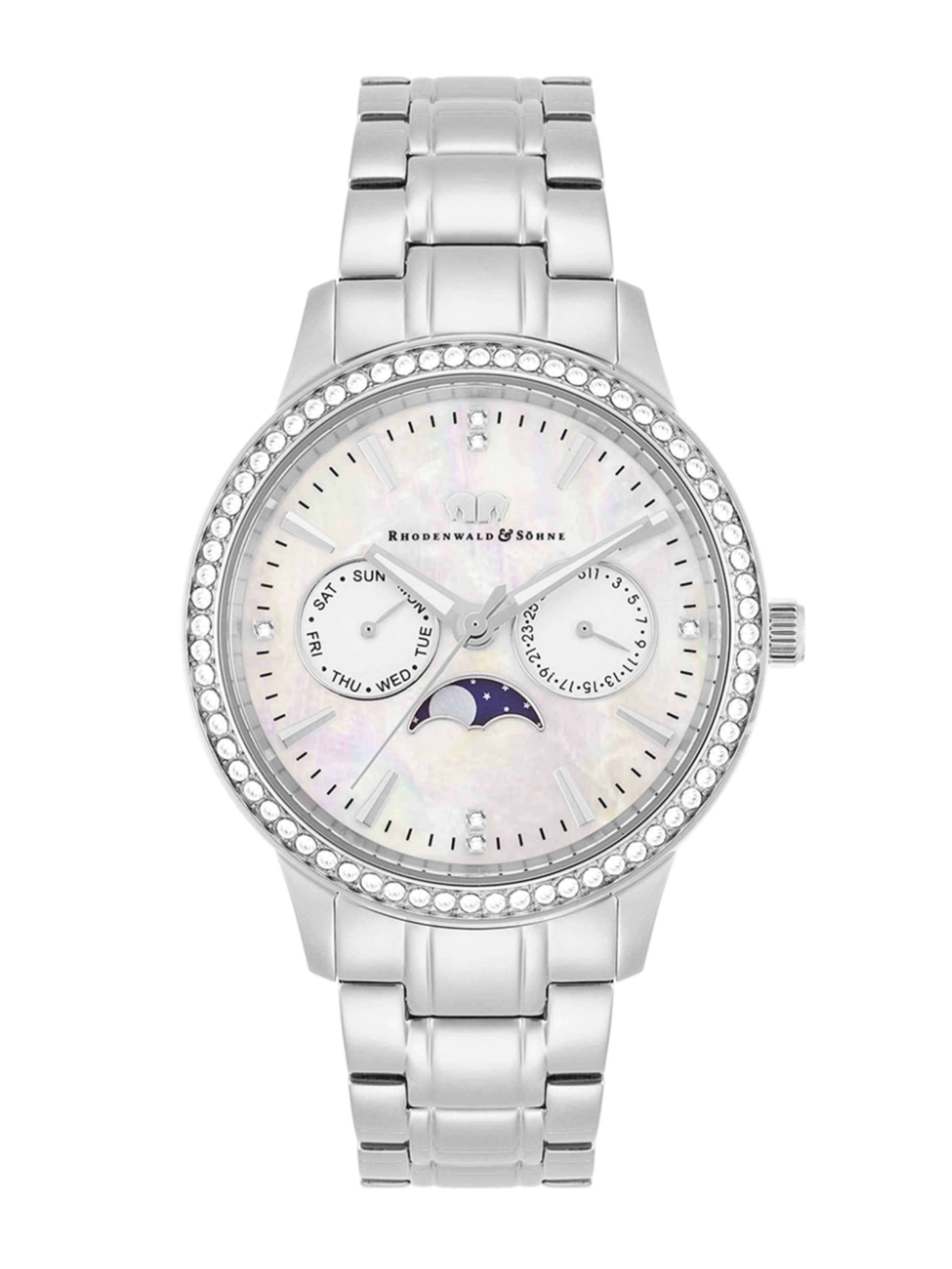Montre à affichage analogique Rhodenwald & Söhne en argent : devant