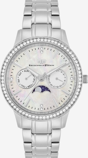 Analoginis (įprasto dizaino) laikrodis iš Rhodenwald & Söhne, spalva – sidabrinė, Prekių apžvalga