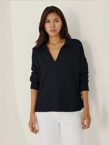 Hiccup Pullover in Blau