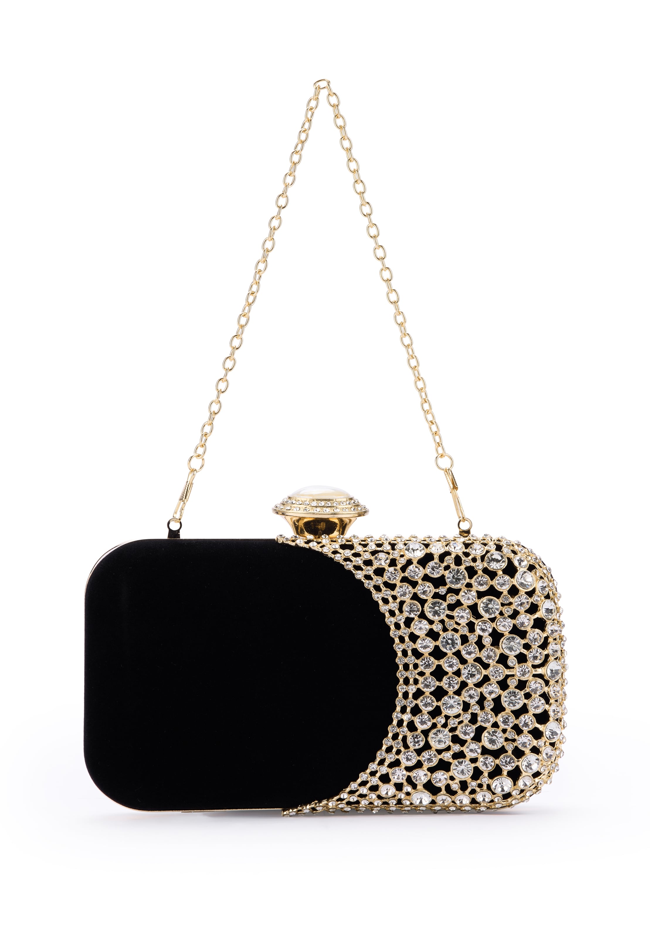 faina - Clutches em preto: frente