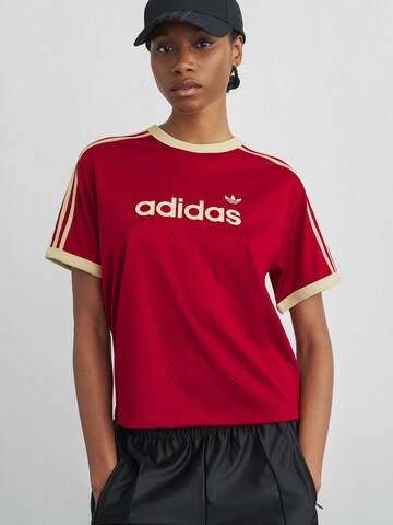 ADIDAS ORIGINALS Shirt 'Linear' in Red: front