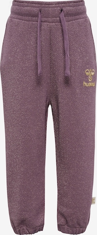 Hummel Regular Pants in Purple: front