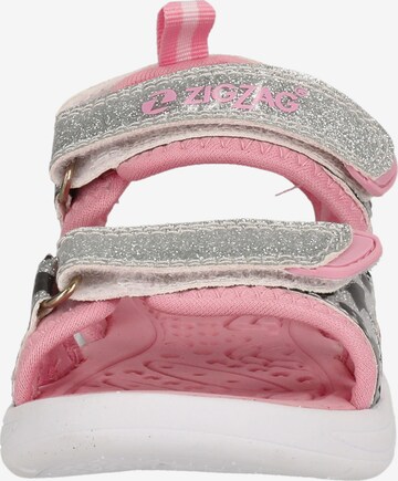 ZigZag Sandale 'Flour' in Pink