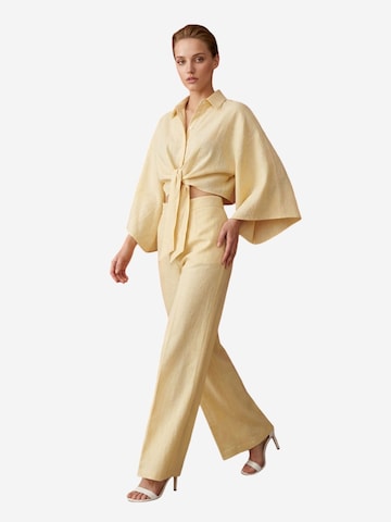 Tenue d'intérieur 'Zweiteiliges Set' My fashion en jaune : devant