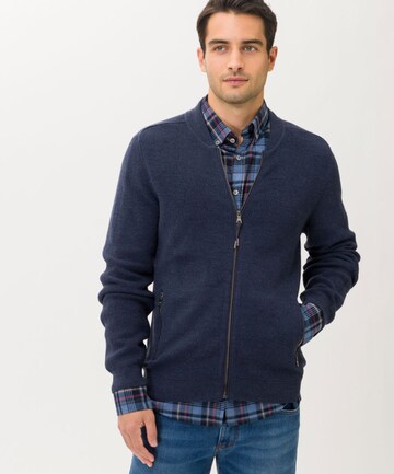 BRAX Knit Cardigan 'John' in Blue: front