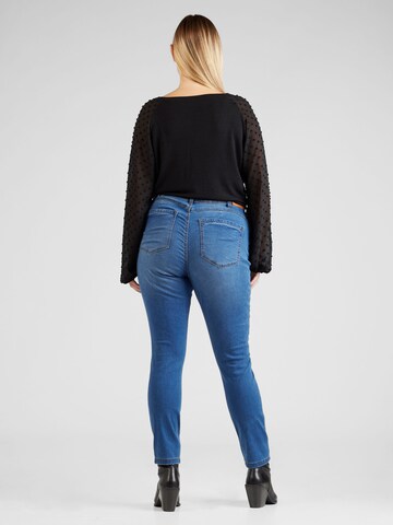 Noisy May Curve Skinny Jeans 'JEN' in Blau