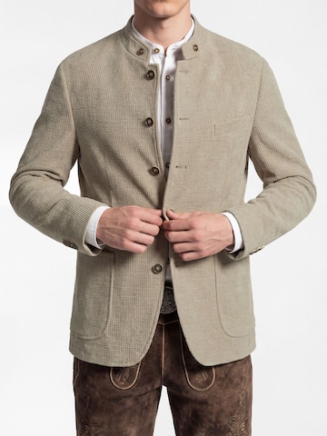 KaiserLich Regular Fit Trachtenjacke '5435' mit feiner Cord-Struktur in Beige