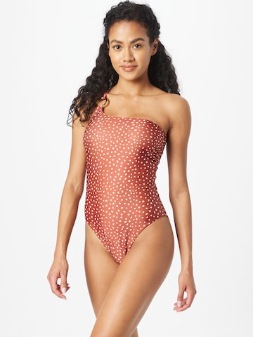 Hunkemöller Swimsuit 'Ari' in Brown: front