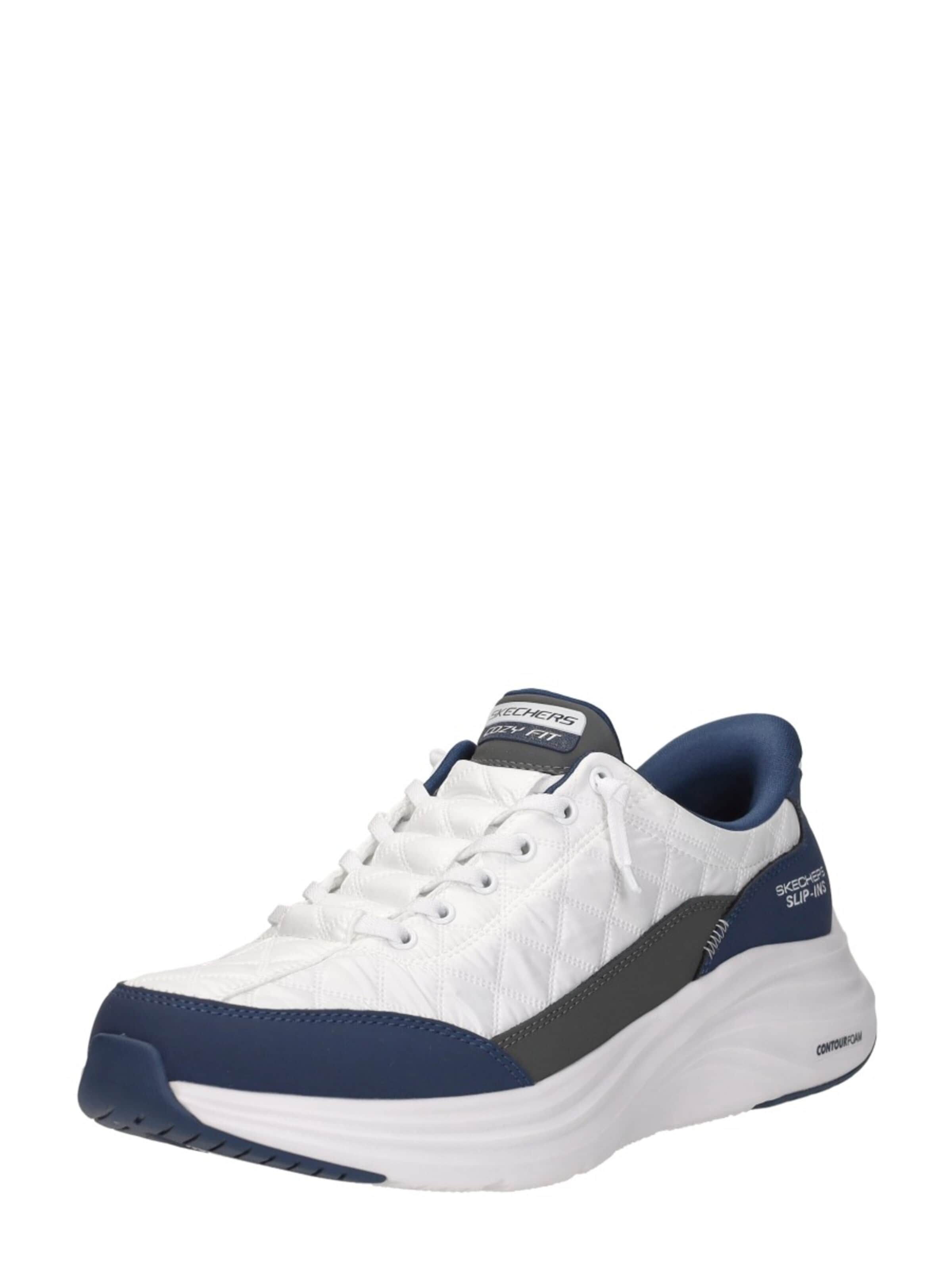 SKECHERS Sneakers laag 'Slip-Ins: Contour Foam Cozy Fit' in Wit