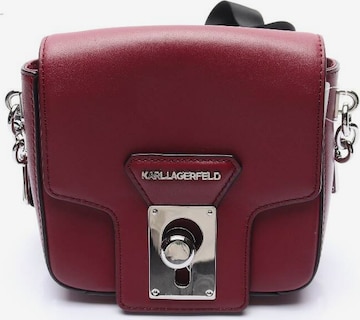 Karl Lagerfeld Schultertasche / Umhängetasche One Size in Rot: predná strana