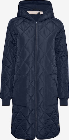 Kaffe Wintermantel in Blauw: voorkant