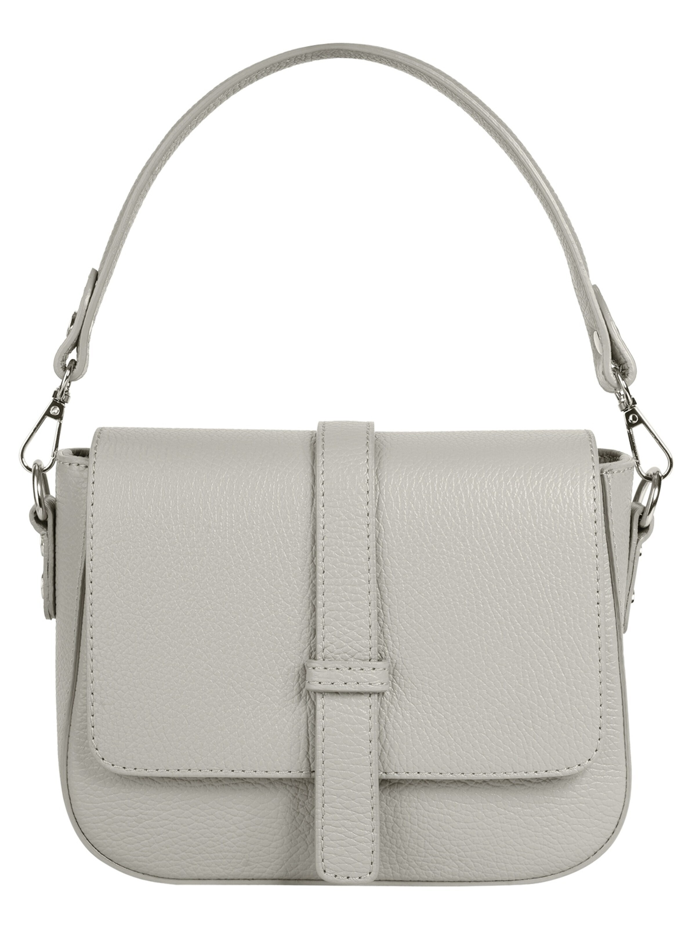 Samantha Look Crossbody Bag in Grey: front