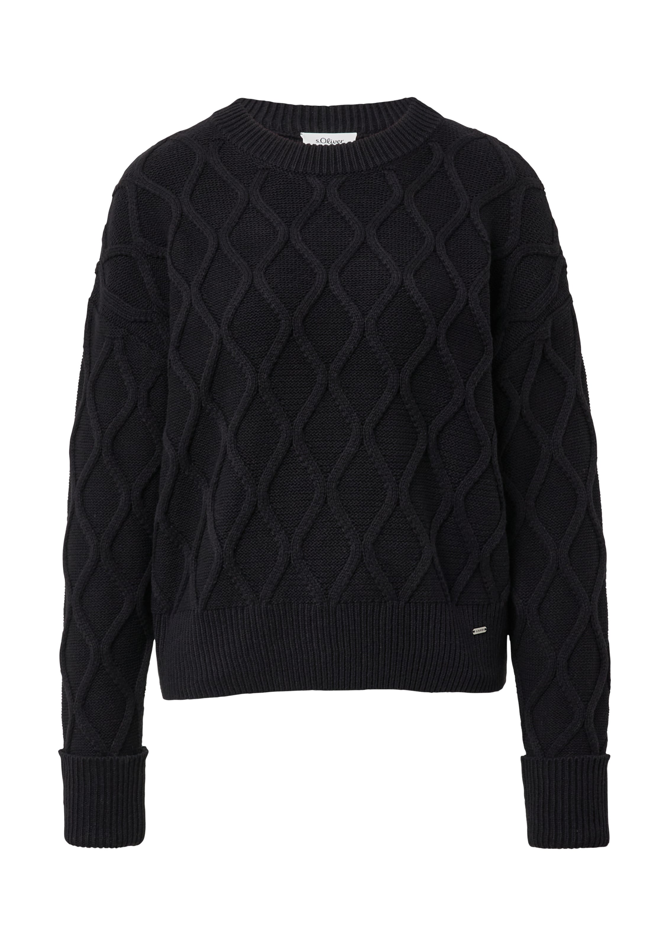 s.Oliver - Pullover em preto: frente