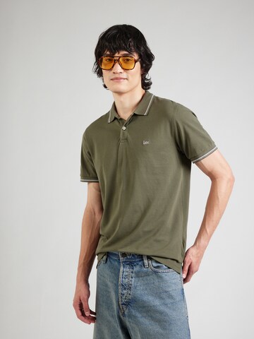 T-Shirt Lee en vert : devant