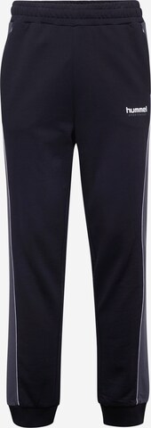 Hummel Tapered Broek 'JULIAN' in Zwart: voorkant