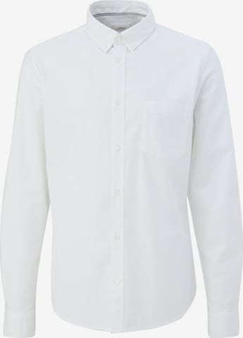 s.Oliver Regular Fit Hemd in Weiß: Vorderseite