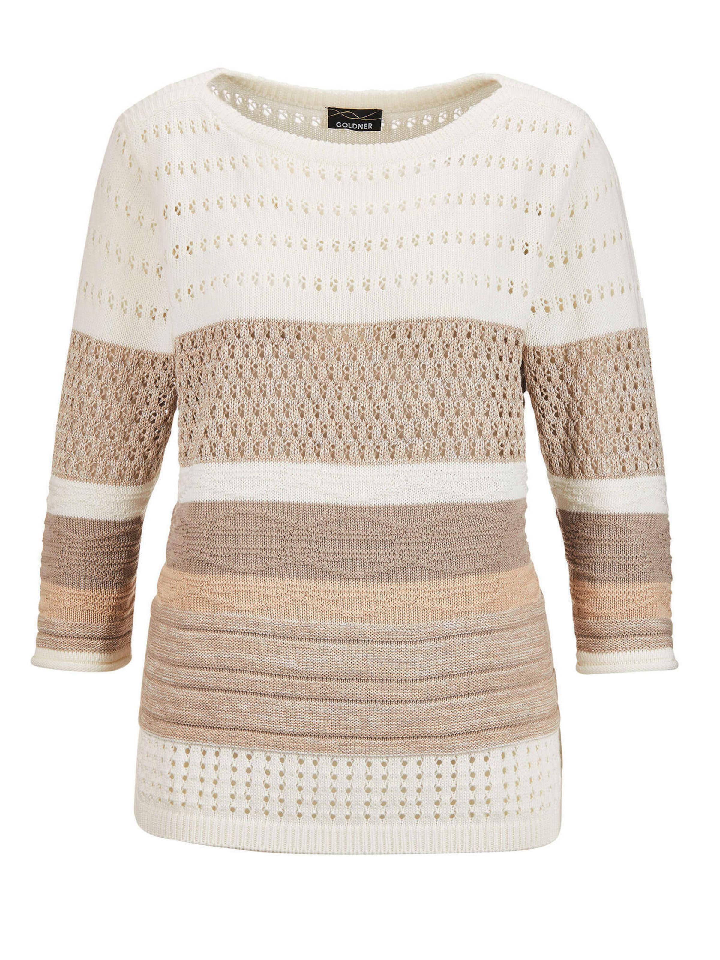 Pull-over Goldner en blanc : devant