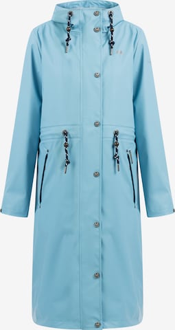 Manteau fonctionnel Schmuddelwedda en bleu : devant