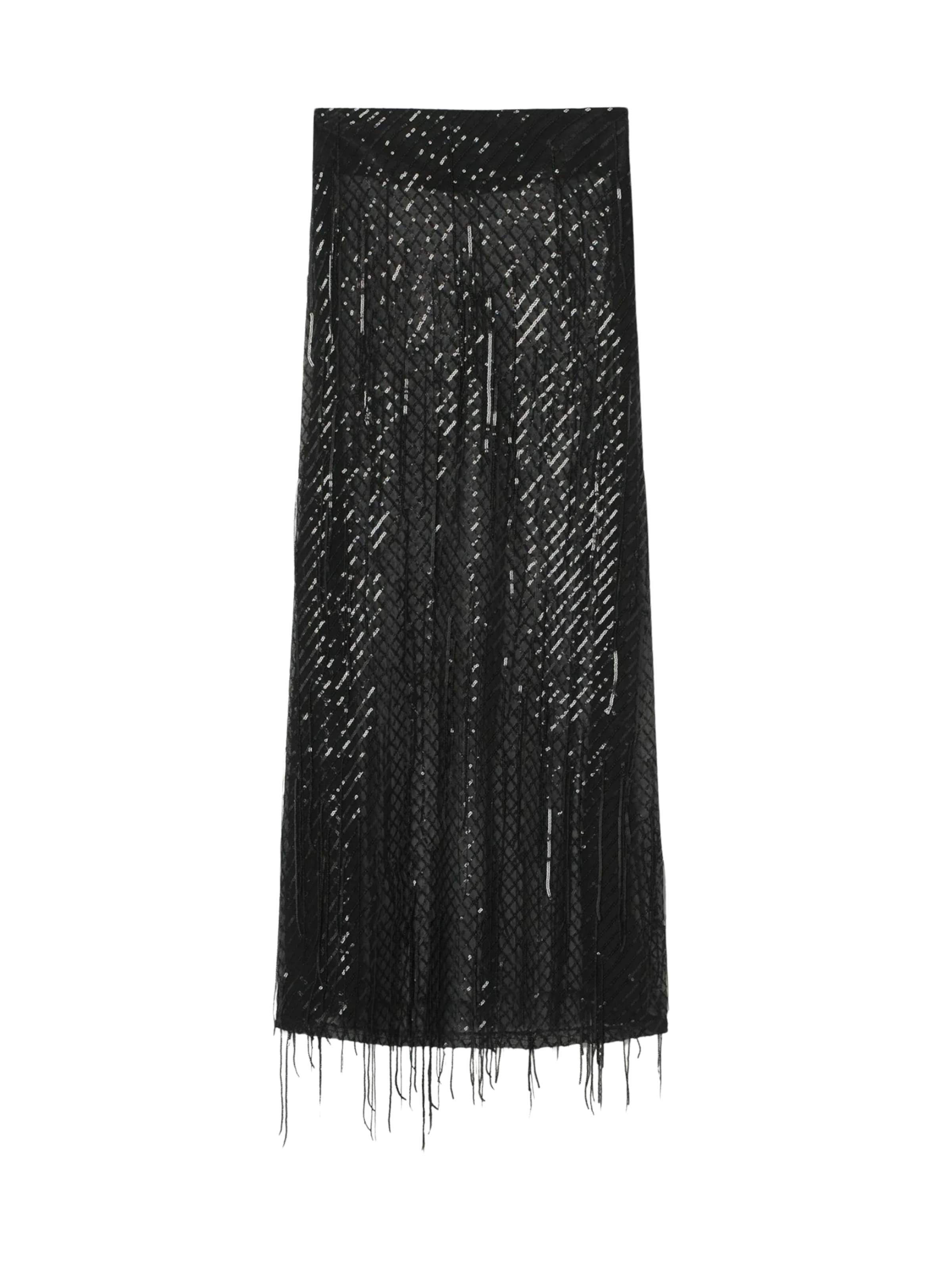 Résumé Sukně 'Delta' – černá: přední strana