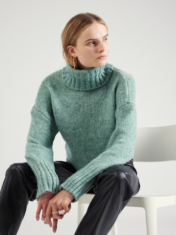 ONLY Sweter 'DINA' w kolorze zielony: przód