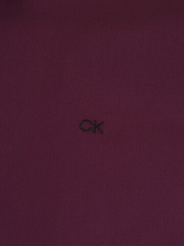 purpurinė Calvin Klein Big & Tall Priglundantis modelis Marškiniai