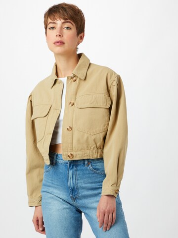 24COLOURS Between-season jacket in Beige: front