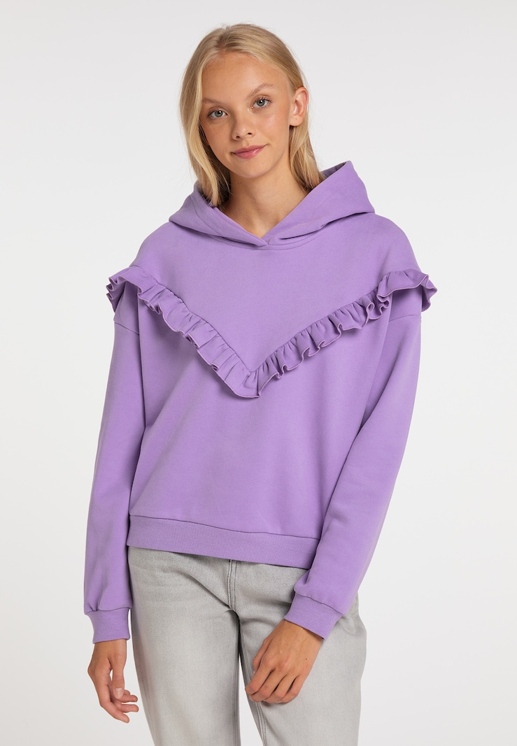 Women Clothing MYMO Hoodies Light Purple