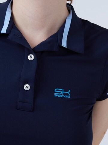 SPORTKIND Performance shirt 'Poloshirt' in Blue