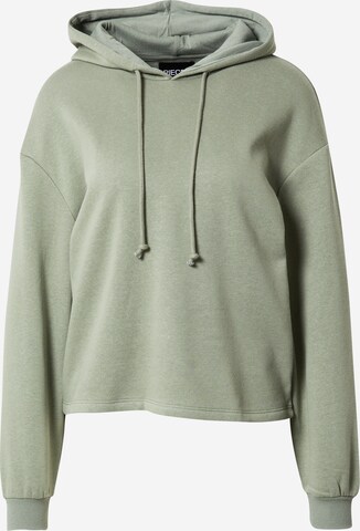 PIECES Sweatshirt 'CHILLI' in Green: front