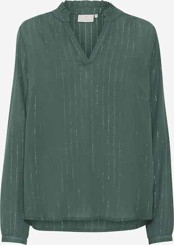 Kaffe Blouse 'Flounce' in Green: front