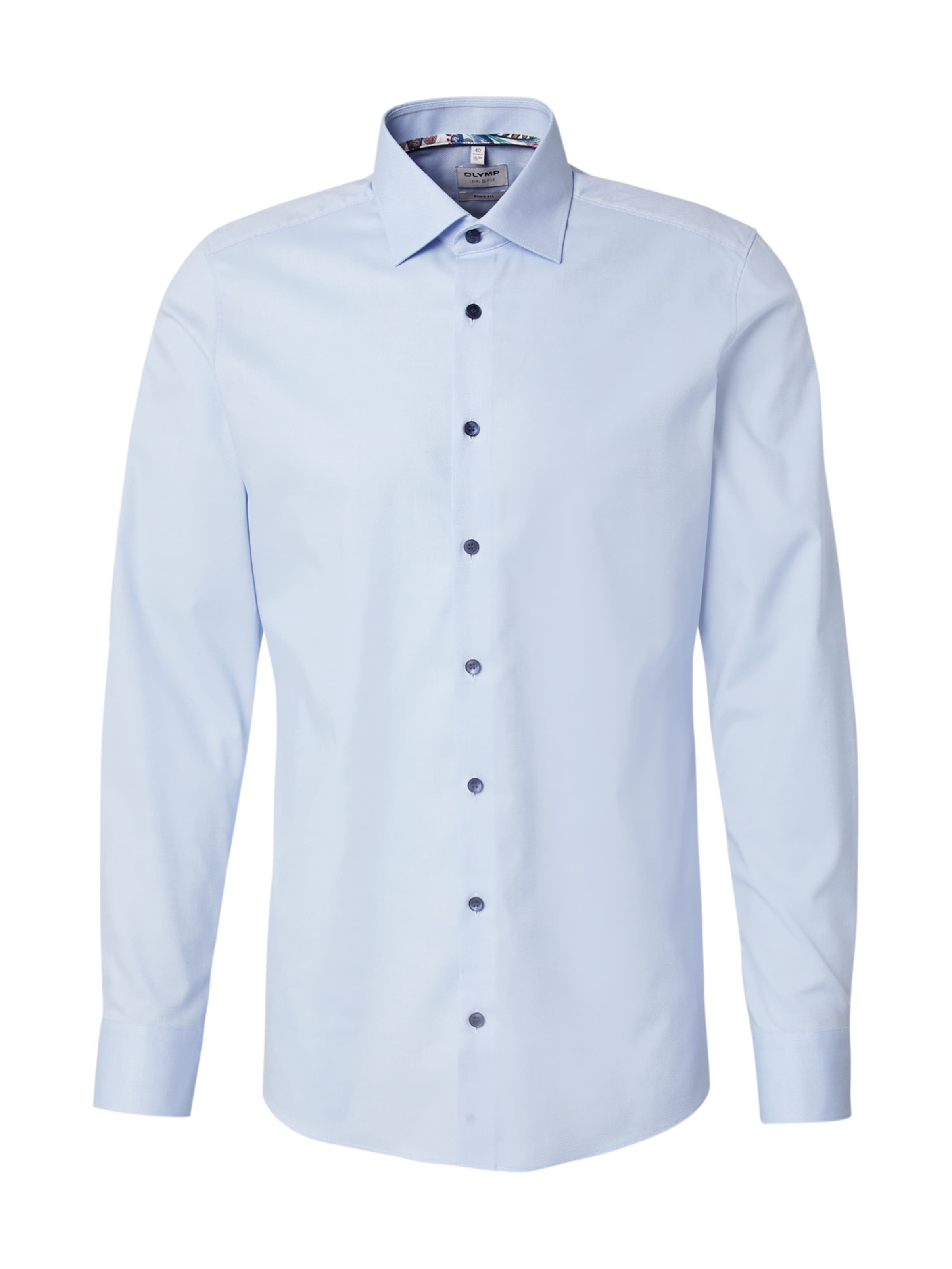OLYMP Slim fit Button Up Shirt in Blue: front