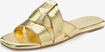 LASCANA Mules in Gold: front